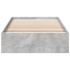 Cama con cajones madera ingeniería gris hormigón 90x200