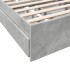Cama con cajones madera ingeniería gris hormigón 90x200