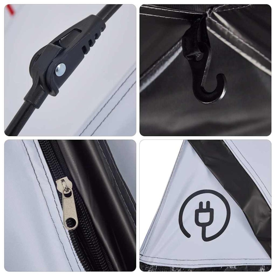 Tienda campaña iglú 3 persona tela opaca apertura rápida