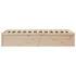 Estructura de cama sin colchón madera maciza pino 75x190