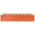 Estructura de cama sin colchón madera de pino marrón 90x200
