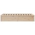 Estructura de cama sin colchón madera maciza de pino 90x200