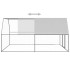 Jaula gallinero de acero galvanizado 3x4x2