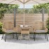 Sillones de jardín con cojines 2 uds ratán sintético