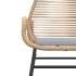 Sillones de jardín con cojines 2 uds ratán sintético