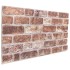 Paneles de pared 3D 10 unidades EPS marrón 100x50