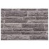 Paneles de pared 3D 10 unidades EPS gris antracita 100x50