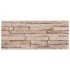Paneles de pared 3D 14 unidades EPS marrón 100x25