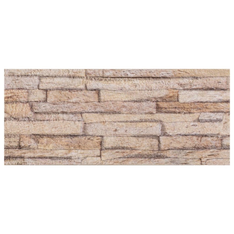 Paneles de pared 3D 14 unidades EPS marrón 100x25