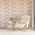 Paneles de pared 3D 14 unidades EPS blanco y rojo 100x25