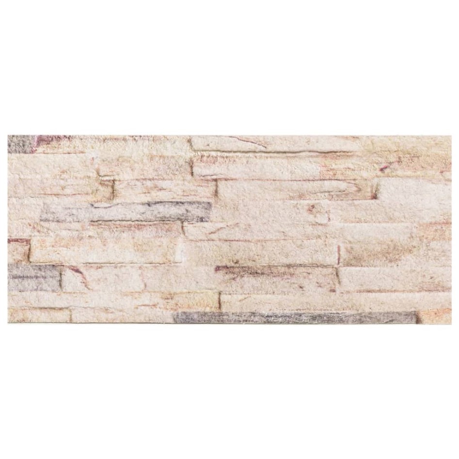 Paneles de pared 3D 14 unidades EPS blanco y rojo 100x25