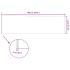 Paneles de pared 3D 14 unidades EPS blanco y rojo 100x25