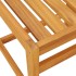 Juego de balcón con cojines 3 piezas madera maciza de