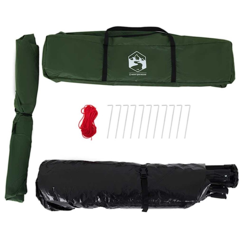 Tienda de campaña familiar 4 personas apertura rápida