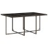 Set comedor de jardín 7 pzas con cojines ratán sintético