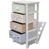 Mueble de almacenaje estilo francés con 4 cajones
