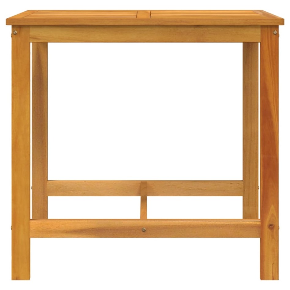 Juego de balcón 3 piezas madera maciza de