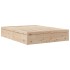 Estructura de cama sin colchón madera maciza de pino 160x200