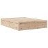 Estructura de cama sin colchón madera maciza de pino 160x200
