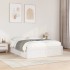 Estructura de cama sin colchón madera de pino blanca 140x200