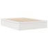 Estructura de cama sin colchón madera de pino blanca 140x200