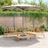 Set de sofás de palets de jardín 4 pzas madera maciza de
