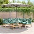 Set de sofás de palets de jardín y cojines 4 pzas madera