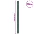 Membrana de malezas PP verde 2x200