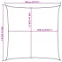 Toldo de vela poliéster oxford 100% arena 7x7