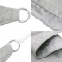 Toldo de vela poliéster oxford 100% gris claro 8x6