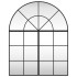 Espejo de pared arco de hierro negro 80x100