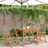 Sillas de jardín 2 uds madera maciza de acacia ratán PE