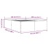 Estructura de cama madera de ingeniería blanca 120x200