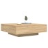 Mesa de centro madera de ingeniería roble Sonoma 100x100x31