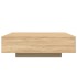 Mesa de centro madera de ingeniería roble Sonoma 100x100x31