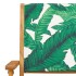 Sillas de jardín 2 uds madera acacia y tela estampado de