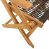 Set de comedor jardín 7 pzas polipropileno madera maciza