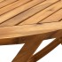 Set de comedor jardín 7 pzas polipropileno madera maciza