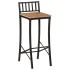 Taburetes altos 4 uds madera maciza de mango