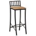 Taburetes altos 4 uds madera maciza de mango