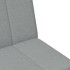 Sofá cama de 2 plazas con taburete tela gris