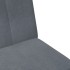Sofá cama de 2 plazas con taburete terciopelo gris
