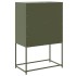 Aparador de acero verde oliva 68,5x38,5x107