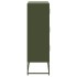Aparador de acero verde oliva 68,5x38,5x123,5