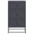 Aparador de acero gris antracita 68,5x38,5x123,5