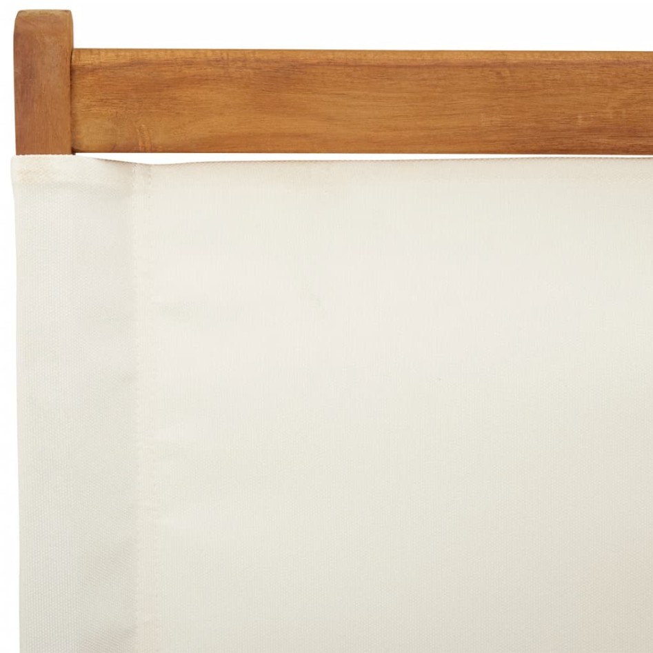 Sillas jardín plegables 4 uds tela madera maciza y tela