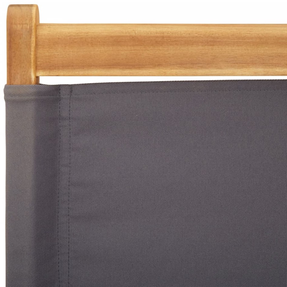 Sillas de jardín plegables 4 uds madera maciza y tela