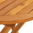 Juego de bistro de 3 piezas ratán PE y madera maciza