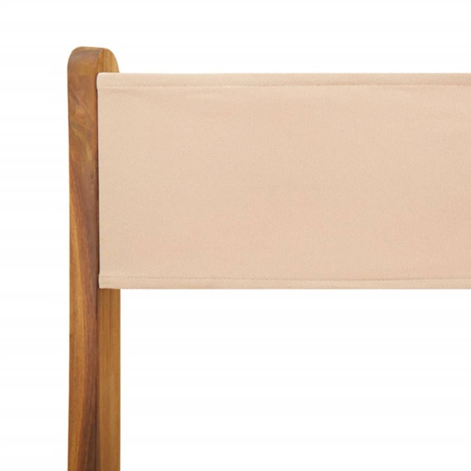 Juego de bistro de 3 piezas tela y madera maciza