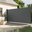 Toldo lateral retráctil gris antracita 200x600 cm